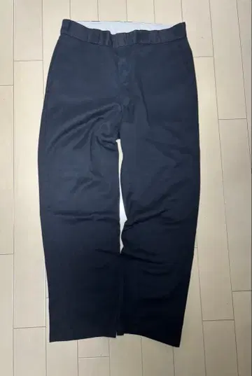 Dickies 874 블랙 워크 팬츠 36 x 32 스트릿 구제 의류