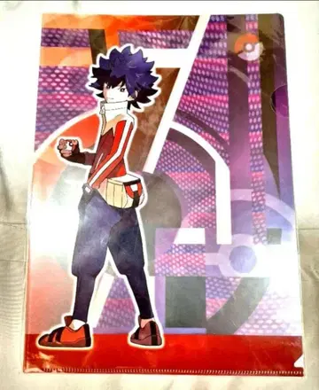 새상품 포켓몬스터 블랙 화이트 포켓몬 센터 한정판 A4 클리어 파일 휴우