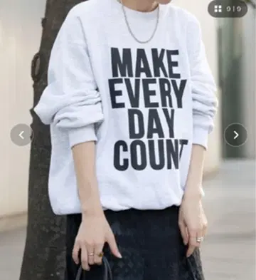 택 포함 미사용 새상품 밴야드 스톰 맨투맨 라이트 그레이 프리 사이즈