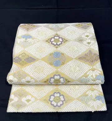 [ 오키모노 애호가용 ] 순수 실크 카라오리 후쿠로 오비