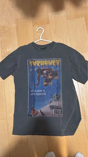 THRASHER 그래픽 T셔츠 다크 그레이