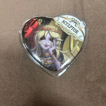 제5인격 스이파라 버틀러스 카페 조각가 갈라테아 하트형 캔뱃지