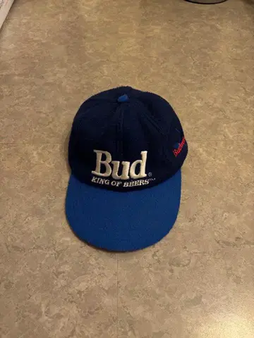 버드와이저 캡 파랑