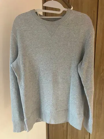 LOOPWHEELER BEAMS +별주 그레이 크루넥 트레이닝복