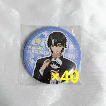 테니스의 왕자님 오키누이 캔뱃지 에치젠 료마