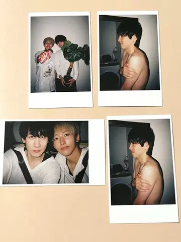 오니상즈 러브 폴라로이드풍 사진 4장 세트