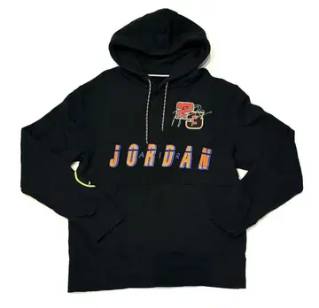 [ Jordan ] 후드 부착 후드티 블랙 M