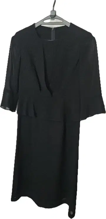 상복 블랙 포멀 원피스 이긴