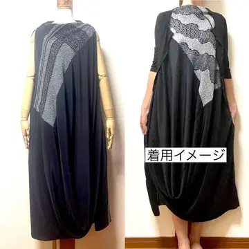 헤코리 오비 리메이크 드레이프 원피스 기모노 리메이크