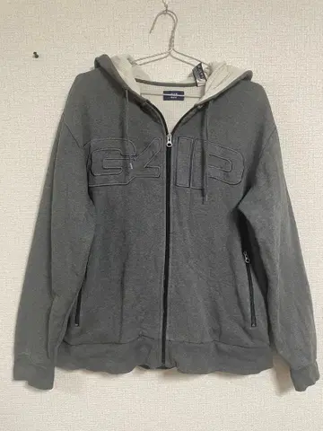 GAP 그레이 집업 후드티