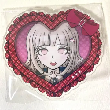 단간론파 에비텐 아크릴 하트형 배지 하트 나나미 치아키