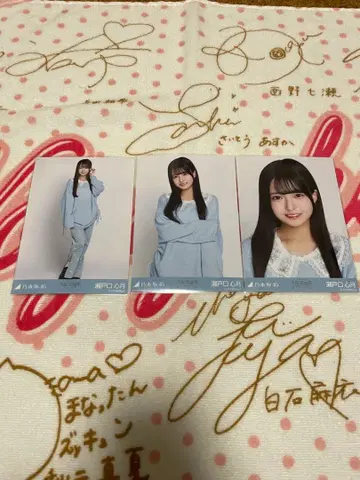 노기자카46 세토구치 신츠키 브로마이드 카라 부착 코디 컴프