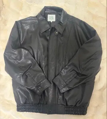 POWER TO THE PEOPLE 가죽 자켓 구제 가죽 L 사이즈