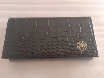 [ 새상품 ] 황궁 한정판 장지갑 지갑 블랙 엠보 소가죽