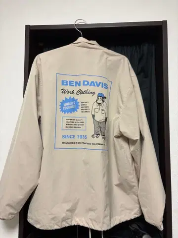 BEN DAVIS 나일론 자켓 베이지