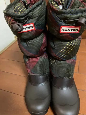HUNTER 다운 부츠 멀티 컬러
