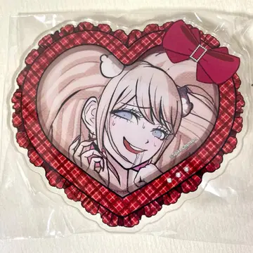 단간론파 에비텐 아크릴 하트형 배지 하트 에노시마 쥰코