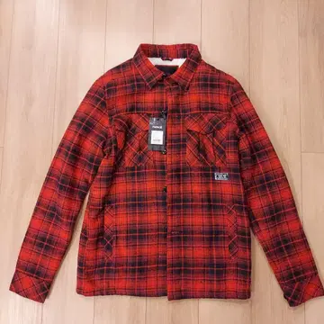 Hurley 체크 무늬 자켓 레드 블랙