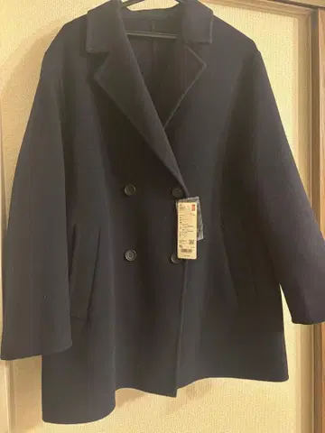 택 포함 새상품 UNIQLO 숏 피코트 XL