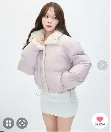 TITTY&CO. 보아 라이닝 다운 핑크