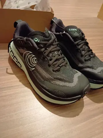 TOPO 트레일 신발 VISTA 7W 23.5cm 블랙/민트