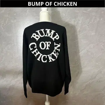 범프 오브 치킨 로고 니트 티셔츠 블랙 M 투어 굿즈