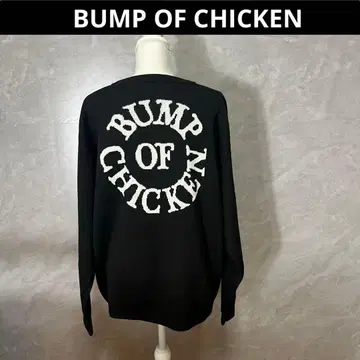 범프 오브 치킨 로고 니트 티셔츠 블랙 M 투어 굿즈
