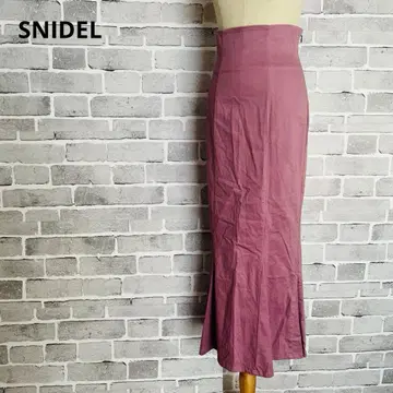 스나이델 SNIDEL 퍼플 하이웨스트 머메이드 스커트 B560