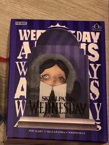 스컬 팬더 x 웬즈데이 봉제 인형