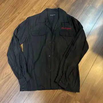 HYSTERIC XXX 블랙 긴팔 셔츠 M Michigan 자수