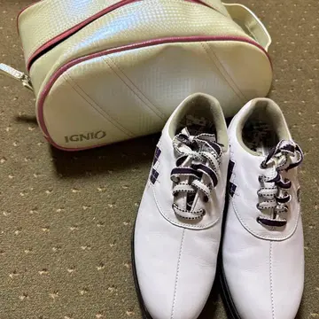 새상품 FOOTJOY 골프화 화이트 IGNIO 케이스 포함