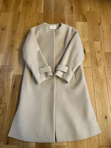 GREEN LABEL RELAXING 베이지 롱 코트