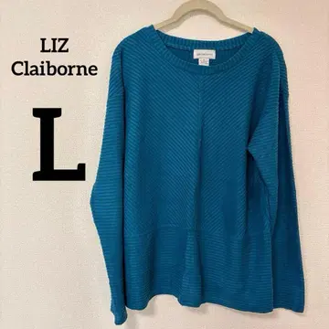 새상품급 LIZ Claiborne [ L ] 니트 그린