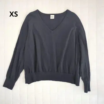 론 허먼 블랙 V넥 스웨터 상의 심플