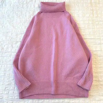 빅 사이즈 새상품급 23구 울 캐시미어 터틀 니트 사이즈 46