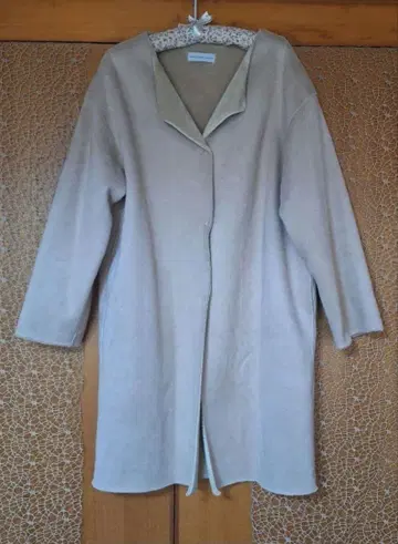 미사용 무스탕 코트 스웨이드 코트