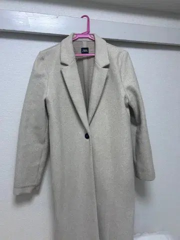 ZARA 베이지 롱 코트