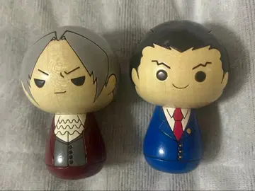 역전재판 코케시 나루호도 류이치 미츠루기 레이지 우사부로의 손자 콜라보