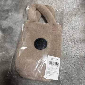 미개봉 보틀 숄더백 퍼 스타벅스 스벅 베이지