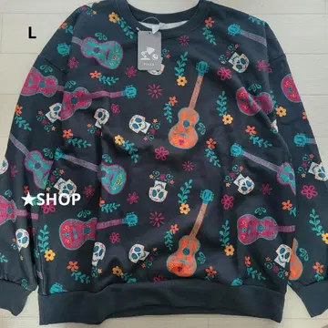 디즈니 픽사 리멤버 미 트레이닝복 맨투맨 속기모 올 패턴 L