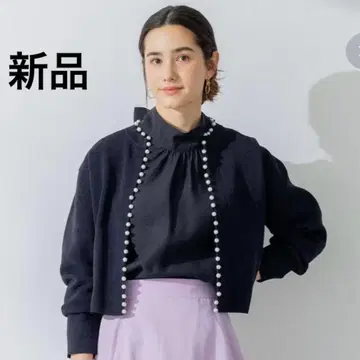 쿠미쿄쿠 온워드 카시야마 AMOSSA 펄 가디건 볼레로