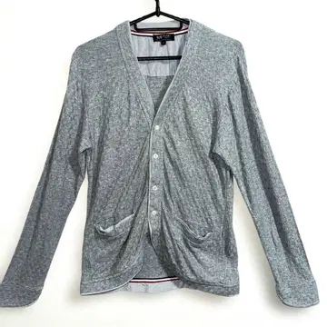 BEAMS HEART 그레이 니트 가디건, 스웨터 S 사이즈