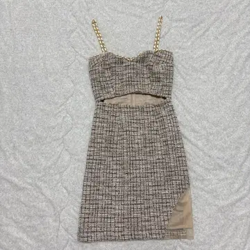 JEWELS 트위드 타이트 드레스 S 사이즈