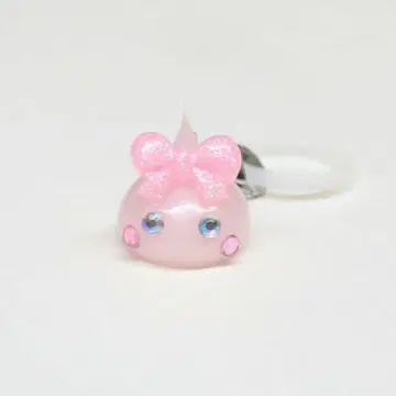 [ 미개봉 새상품 ] 핑크 펄 홋페짱 메지루시 액세서리 산호석