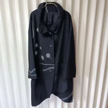 센소유니코 지우 울 코트 사이즈 40 울 100% 큐프라 안감