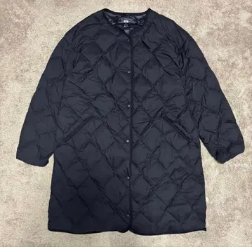 유니클로 울트라 라이트 다운 릴랙스 코트 XL 블랙 배송비 포함