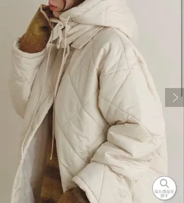 발라클라바 포함 퀼팅 자켓 kastane