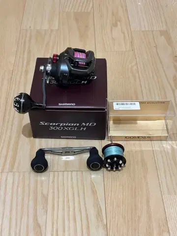 SHIMANO Scorpion MD 300XGLH 베이트 낚시릴