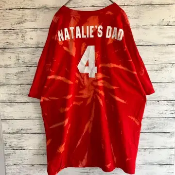 US 구제 의류 노브랜드 리메이크 T셔츠 블리치 가공 타이다이 빅 사이즈