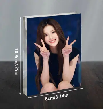 TWICE SANA 사나 생일 굿즈 아크릴 블록 8 x 10.8cm